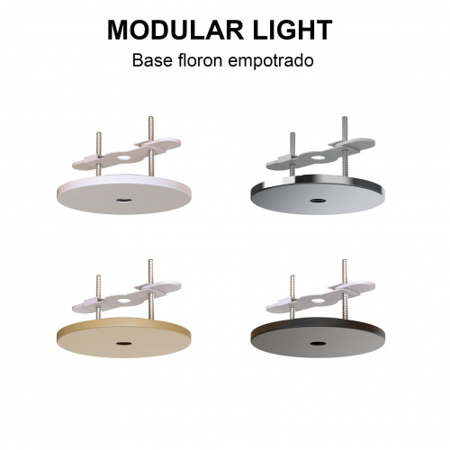 9358 Основание потолочное утопленное 1L MODULAR LIGHT FLORONES